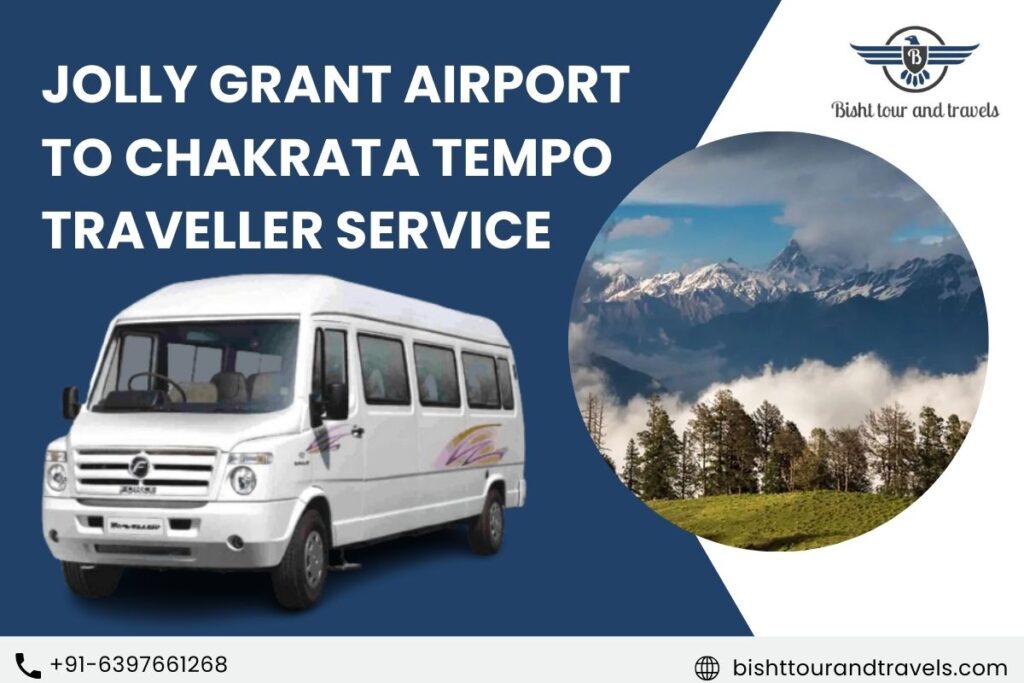 jolly grant Airport to chakrata Tempo Traveller Service