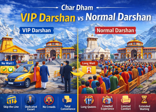 Char Dham VIP Darshan vs Normal Darshan: Time, Cost & Benefits Explained